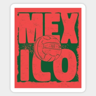 Vintage Mexican Football // Retro Mexico Soccer Sticker